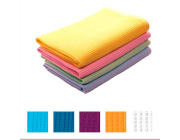 Вафельное полотенце-простынь банное, цветное, однотонное 80х150 см Банные штучки 18