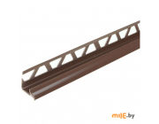 Угол для плитки внутренний Mak 007 7 мм х 2,5 м темно-коричневый
