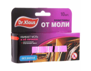 Антимоль Dr.Klaus пластины без запаха 10 шт. 45 г (10 шт.)