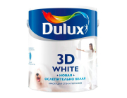 Краска ВД-АК Dulux ослепительно белая 3D матовая BW для стен и потолков 2,5 л