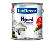 Краска-антисептик для дерева LuxDecor Njord Полярный снег 2,5 л
