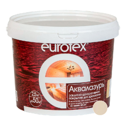 Состав Евротекс (лак защитно-декор для дерева) ваниль 2,5 кг