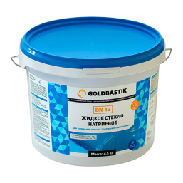Жидкое стекло натриевое Goldbastik BN13 4,5 кг