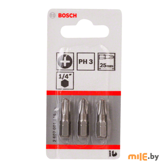 Биты Bosch для шуруповертов и торцовые ключи PH3 XH (2.607.001.515)