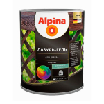 Средство защитно-декоративное Alpina Лазурь-гель для дерева шелковисто-матовая алкидное бесцветное 2,5 л / 2,13 кг