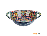 Салатник овальный с ручками Nouvelle Home Arabesque 22,5х15 см