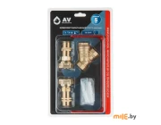 Комплект монтажный КМ-15 AV Engineering (AVE175-15R) красный