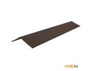 Ветровая планка Ондулин H100 (1000x200 мм, коричневый)