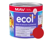 Эмаль Ecol ПФ-115 красная 2 кг