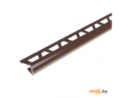 Угол для плитки наружный Mak 006 9 мм х 2,5 м коричневый
