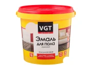 Эмаль VGT ВД-АК-1179 для пола Профи полуматовая 1 кг (белый)