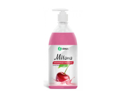 Жидкое крем-мыло для мытья рук GraSS Milana 1 л (спелая черешня)