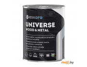 Эмаль Eskaro Universe Wood&Metal Black 0,9 л