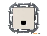 Розетка компьютерная Legrand Inspiria 1хRJ-45 UTP CAT5E (673826) слоновая кость