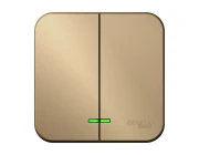 Выключатель Schneider Electric Blanca BLNVA105114 2 клавиши (титан)