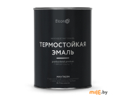 Эмаль Elcon Термостойкая 1000 градусов матовая 0,8 кг (чёрный)