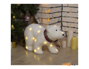 Фигура световая Luazon Lighting Белый мишка (4357012)