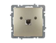 Розетка телефонная RJ11 Nilson TOURAN/THOR 24150440 золото
