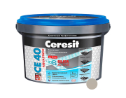 Фуга Ceresit CE 40 серая №07 2 кг водостойкая