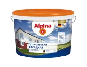 Краска Alpina ВД-АК Долговечная фасадная База 1 белая 2,5 л (3,9 кг)