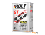 Моторное масло Rolf GT SAE 5W-30 API SN/CF 4 л