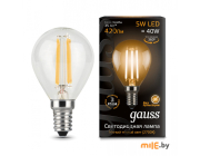 Лампа светодиодная Gauss LED Filament Globe 105801105 5W E14 2700K 1/10/50