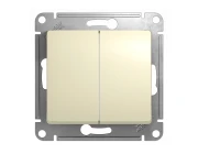 Выключатель Schneider Electric Glossa GSL000251 (2 клавиши/бежевый)