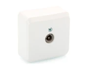 Розетка TV Schneider Electric Этюд TVA-002B белый