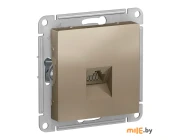 Розетка компьютерная Schneider Electric AtlasDesign (ATN000583) (шампань)