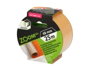 Лента двухсторонняя полипропиленовая клейкая Zoom  (25 м х 48 мм)