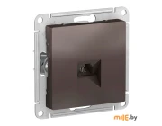 Розетка компьютерная Schneider Electric AtlasDesign (ATN000683) (мокко)