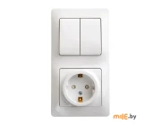 Блок Schneider Electric Glossa GSL000174 белый