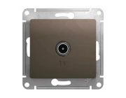 Розетка TV Schneider Electric Glossa GSL000891 шоколад