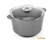 Кастрюля универсальная АЛА 3,0 л со стеклянной крышкой Р08 3,0G