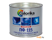 Эмаль ПФ-115 Colorika хвойная зелень 1,8 кг