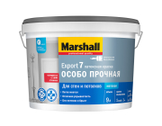Краска Marshall Export-7 латексная особо прочная глубокоматовая белая BW 9 л