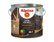 Лазурь акриловая Alpina (Alpina Aqua Lasur fuer Holz) прозрачная 2,5 л / 2,508 кг