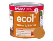 Эмаль Ecol ПФ-266 для пола глянцевая 2 кг (желто-коричневый)