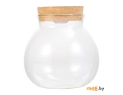 Банка для сыпучих продуктов стеклянная с пробковой крышкой Zeller (19678) 1050 мл