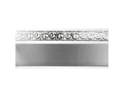 Лента декоративная 50мм СЛ-018Л серебро с узором