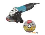 Одноручная углошлифмашина Makita GA 5030RX8 (GA5030RX8) + 5 отрезных кругов