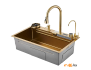Мойка для кухни Savol S-SC002C матовое золото