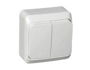 Выключатель Schneider Electric Этюд BA10-006B 2 клавиши (белый)