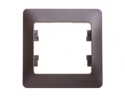 Рамка на розетку или выключатель Schneider Electric Glossa GSL000801 (шоколад)