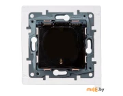 Розетка с крышкой Legrand Etika 672626 (антрацит)