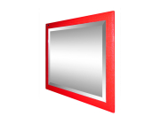Зеркало Бел-Гаммари Гамма 25 700x600 (красный)