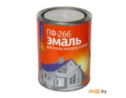 Эмаль для пола Эконом ПФ-266 красно-коричневая 1,8 кг