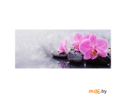 Картина на стекле Stamprint Орхидея с камнями (SP006) 50х125 см