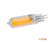 Лампа светодиодная Uniel LED-JC-220/6W/3000K/G4/CL GLZ08TR
