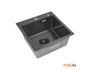 Мойка ARFEKA ECO AR 450*450 BLACK PVD NANO DECOR MILLET GRAINS (настольная)